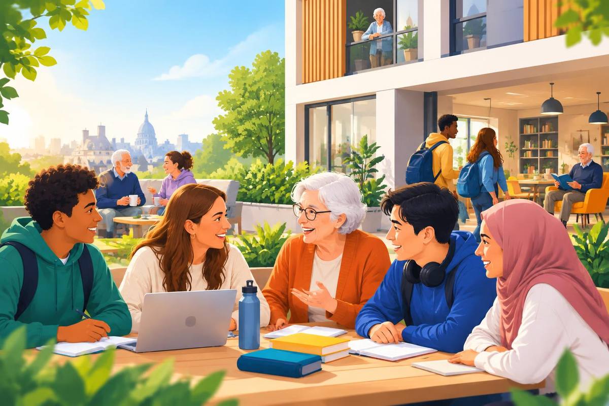Seniors et étudiants : une cohabitation qui aide à se loger